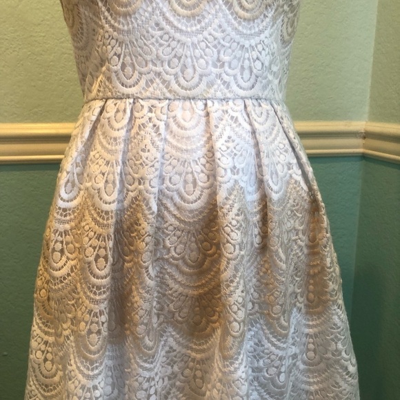 Elegant WHBM Classy Striped Dress - Picture 3 of 5